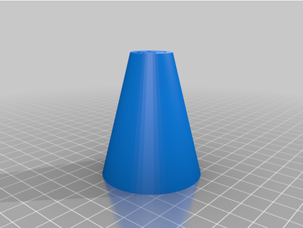 60 mm cone venturous 3d print model - Mito3D