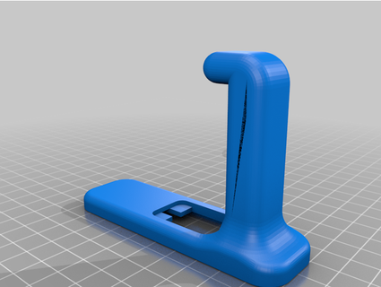 esteso cuffia gancio mrussa 3d print model - Mito3D