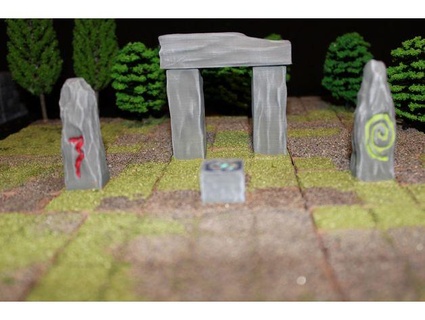 standing stones killsbane 3d print model - Mito3D