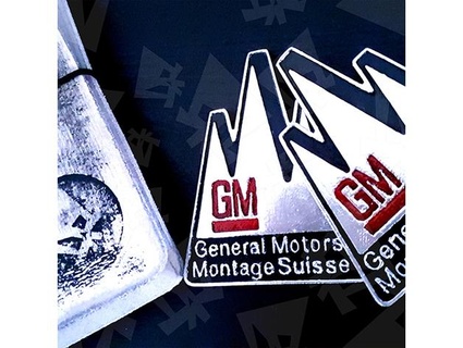 general motors opel montage suisse badge coffeegasoline 3d print model - Mito3D