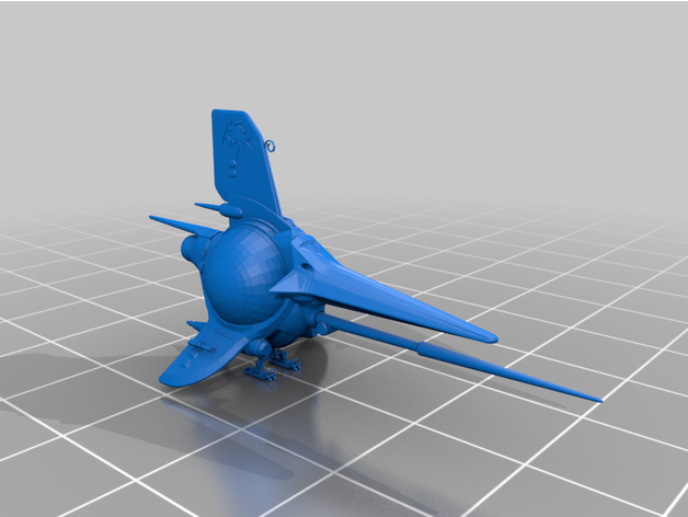 Mans gökyüzü acayip gemi Kraliyet 7 nms manikminersyt 3D print model - Mito3D