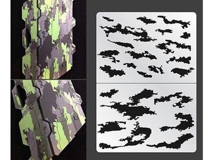 stencil raya camuflaje sachael77 3d print model - Mito3D