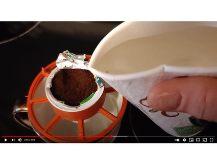 cup Kaffee Hersteller kcup keurig wirbelndes Gehirn 3d print model - Mito3D
