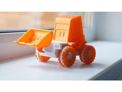 max ekskavatör traktör mod spc 3d print model - Mito3D