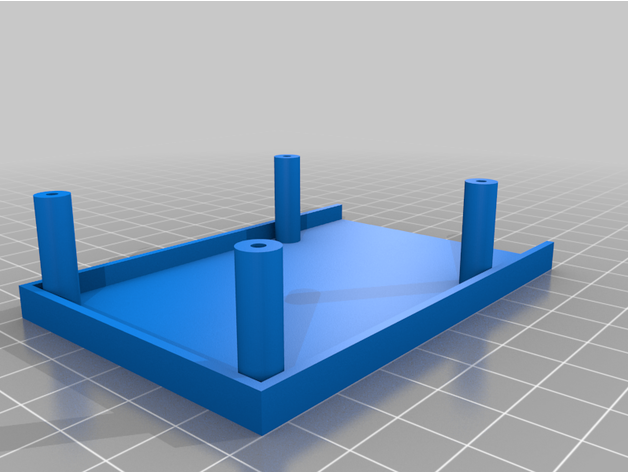 simple raspi mount 4040 extrusions 3d printer dres 3D print model - Mito3D
