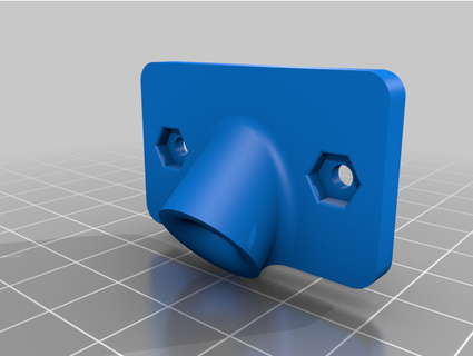 angled filament feedthrough ronsprenkels 3d print model - Mito3D