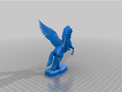 pegasus horse ipfreely68 3d print model - Mito3D