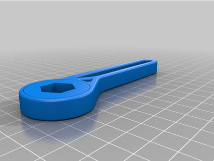 15mm hex socket ratchet wrench hwdesigns 3d print model - Mito3D