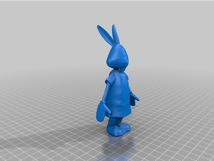 toontown bunny female whyme3d 3d print model - Mito3D