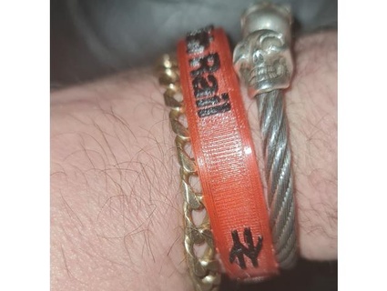wrist band bracelet diablo944 3d print model - Mito3D