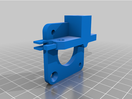 Realität Extruder Backplate Ender 5 chriskmurray 3d print model - Mito3D