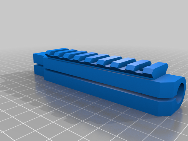 crossman 760 picatinny rail zcrânez 3D print model - Mito3D