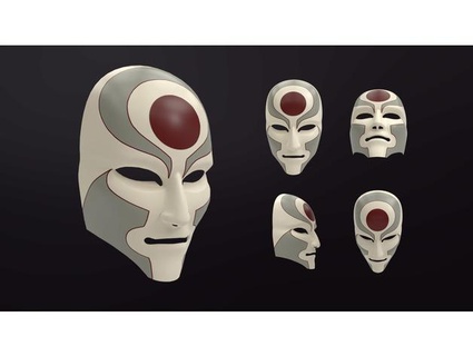 amon máscara vacío 3d print model - Mito3D