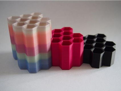 ultimate honeycomb aaa battery organizer loosiu 3d print model - Mito3D