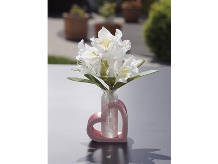 heart shaped çiçek vazo designed4you 3d print model - Mito3D