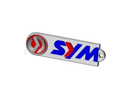 sym keyring shire 3d print model - Mito3D