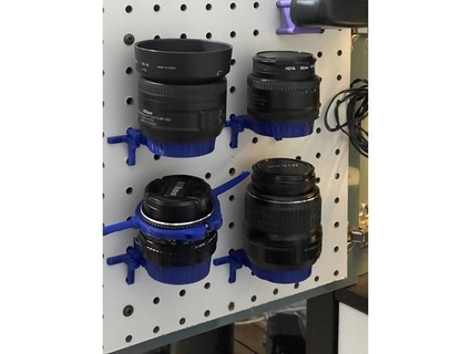 Nikon pegboard lens binmek yaşhrg 3d print model - Mito3D