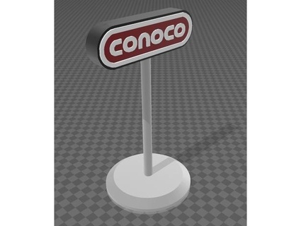 gas station sign 15 0patience 3d print model - Mito3D