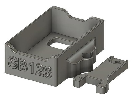 axial ryft rbx10 - castle mamba x esc mount silverbullet126 3d print model - Mito3D