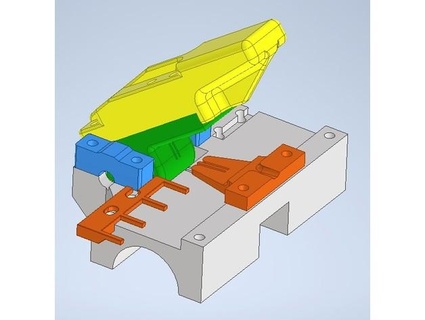 Veranstalter Papier Spanplatte Streifen Rillen Cutter adfu1209 3d print model - Mito3D