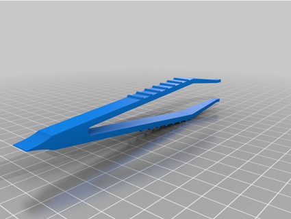 15cm tweezers wawatoma 3d print model - Mito3D