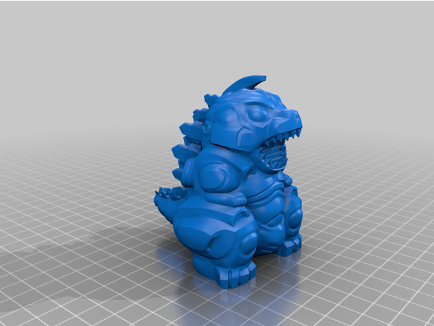 sd mechagodzilla 1993 phurit 3D print model - Mito3D