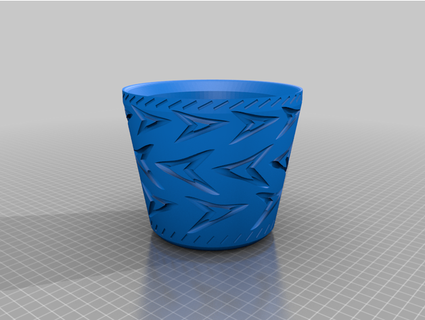 arrow pot sdallen 3d print model - Mito3D