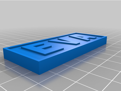 eva name tag andystechgarage 3d print model - Mito3D