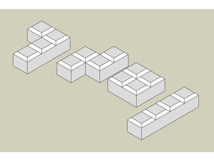 tetris like Blöcke imaicom 3d print model - Mito3D