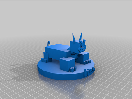 lion ciaydough 3d print model - Mito3D