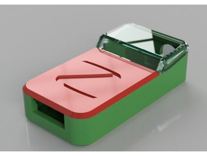 zigbee bastone v4 Astuccio guaina egonia byte pulsanti logo finestra Olvin 3d print model - Mito3D