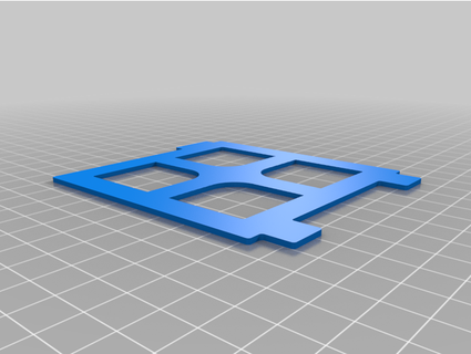 35 disk box divider undertherain 3d print model - Mito3D