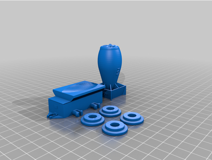 kaboom carriage thomas adventures connectors lessell 3d print model - Mito3D