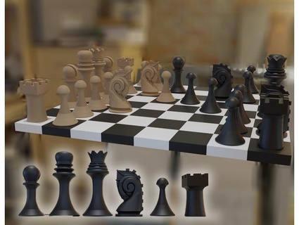 duchamp xadrez conjunto jacky3131 3d print model - Mito3D