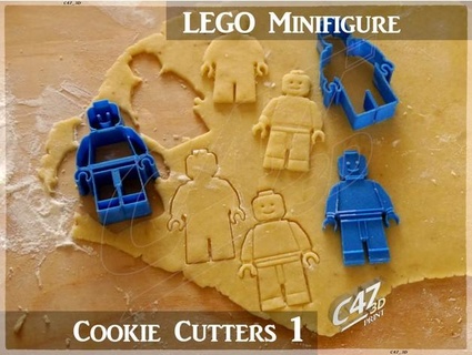 Lego minifigura biscoito cortadores conjunto 1 c47 3d 3d print model - Mito3D