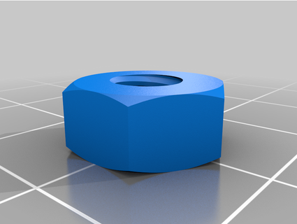1 4-20 unc jam nut tripod trucologie 3d print model - Mito3D