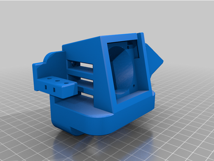 satsana ender 3 v2 noctua part cooling adapter micro - swiss direct drive kit polycarbistoxic 3d print model - Mito3D