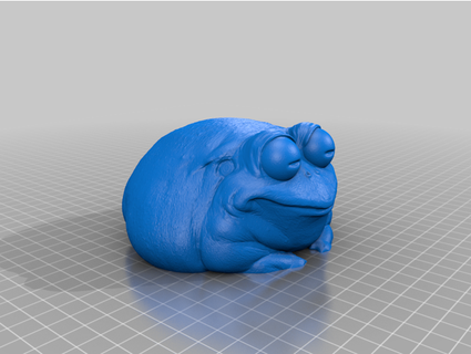 fat frog flat bottom elitheasianguy 3d print model - Mito3D