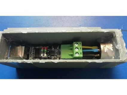 caso bainha dmx interface USB rs485 ttl serial adaptador juliteca 3d print model - Mito3D
