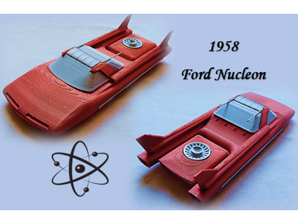 1958 Ford nükleon demolition88 3d print model - Mito3D