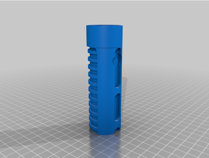 qui-gon jinn lightsaber retractable blade crackersprops 3d print model - Mito3D