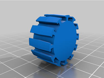 two part modular compliant wheel set vtirani 3d print model - Mito3D