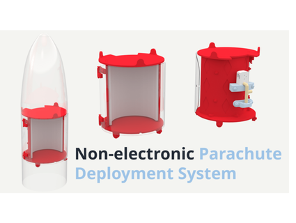 non electronic paracadute distribuzione sistema gli schizzi prendono forme 3d print model - Mito3D