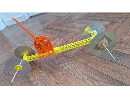 mousetrap style spring arm grandadisanoldman 3d print model - Mito3D