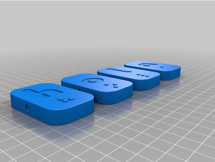 braille magnetic alphabet filmlav 3d print model - Mito3D