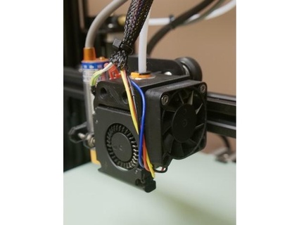 e3d v6 hotend mount creality printers 3dque 3d print model - Mito3D