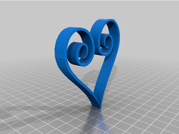 heart shapes editedvisions 3D print model - Mito3D