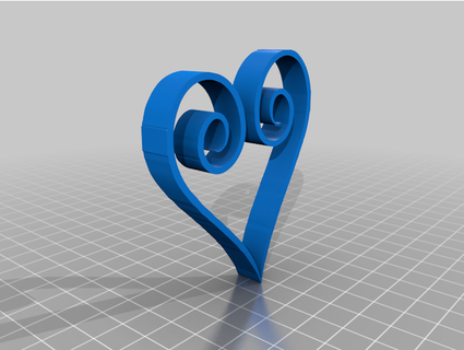 heart shapes editedvisions 3d print model - Mito3D