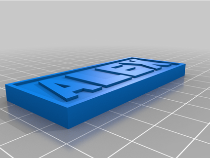 alex name tag andystechgarage 3d print model - Mito3D
