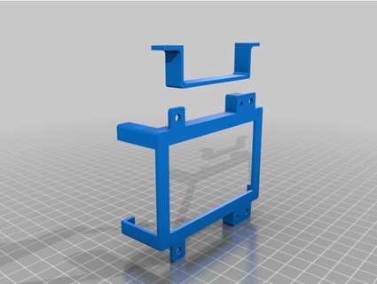 Montage Halterung Himbeere pi Kühlkörper Fall Mantel clydeps 3d print model - Mito3D